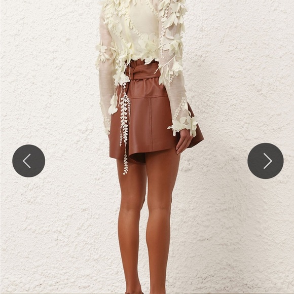 Sold - Zimmermann Harmony laser cut Crop Top Cream New - Picture 4 of 11